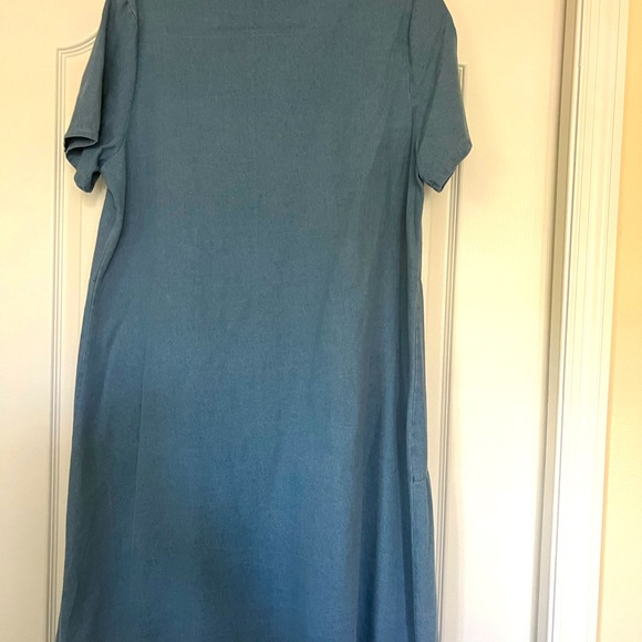 Ladies short sleeve Denim Dress - Picture 1 of 2